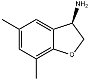 (3R)-5,7-DIMETHYL-2,3-DIHYDRO-1-BENZOFURAN-3-AMINE Structure