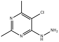 5-Chloro-4-hydrazinyl-2,6-dimethylpyrimidine Structure