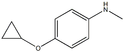 4-cyclopropoxy-N-methylaniline Structure