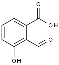 2-formyl-3-hydroxybenzoic acid Structure