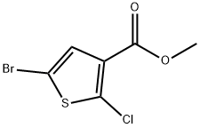 methyl 5-bromo-2-chlorothiophene-3-carboxylate Structure