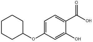 4-(cyclohexyloxy)-2-hydroxybenzoic acid Structure
