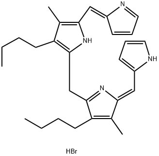 1245615-08-0 2-(((Z)-2-((1H-pyrrol-2-yl)methylene)-4-butyl-3-methyl-2H-pyrrol-5-yl)methyl)-5-((Z)-(2H-pyrrol-2-ylidene)methyl)-3-butyl-4-methyl-1H-pyrrole dihydrobromide
