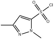 1,3-Dimethyl-1H-pyrazole-5-sulfonyl chloride Structure