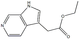 (1H-PYRROLO[2,3-C]PYRIDIN-3-YL)-ACETIC ACID ETHYL ESTER Structure