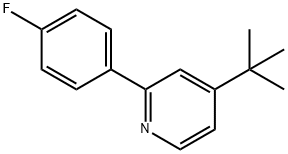 4-(叔丁基)-2-(4-氟苯基)吡啶, 1246851-68-2, 结构式