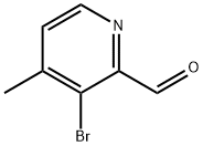3-bromo-4-methylpicolinaldehyde Structure