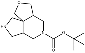 8-Boc-hexahydro-2-oxa-5,8-diaza-cyclopenta[d]indene Structure