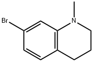 7-溴-1-甲基-1,2,3,4-四氢喹啉 结构式