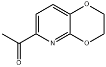 1-(2,3-二氢-[1,4]二氧并[2,3-B]吡啶-6-基)乙-1-酮 结构式