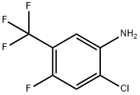 2-氯-4-氟-5-三氟甲基苯胺, 125508-25-0, 结构式