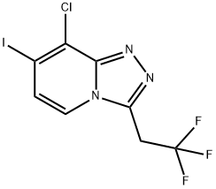 8-Chloro-7-iodo-3-(2,2,2-trifluoroethyl)-[1,2,4]triazolo[4,3-a]pyridine|