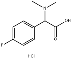 (Dimethylamino)(4-fluorophenyl)acetic acid hydrochloride|
