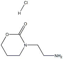 3-(2-氨乙基)-1,3-恶嗪-2-酮盐酸盐,1255717-76-0,结构式