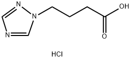 4-(1H-1,2,4-Triazol-1-yl)butanoic acid hydrochloride 结构式