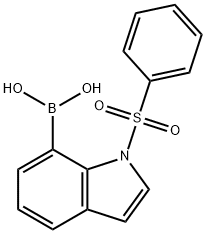 1-Benzenesulfonyl-1h-indole-7-boronic acid|1-BENZENESULFONYL-1H-INDOLE-7-BORONIC ACID