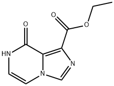 Ethyl 8-oxo-7,8-dihydroimidazo[1,5-a]pyrazine-1-carboxylate 结构式