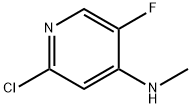 2-chloro-5-fluoro-N-methylpyridin-4-amine Structure