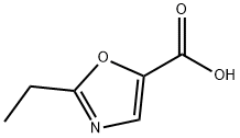 2-Ethyl-oxazole-5-carboxylic acid 化学構造式