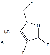 Potassium trifluoro(1-methyl-1H-pyrazol-5-yl)borate Struktur