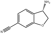 (3S)-3-AMINO-2,3-DIHYDROBENZO[B]FURAN-6-CARBONITRILE Struktur