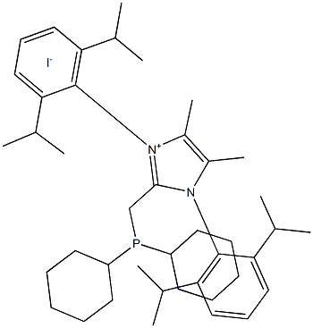 1260154-76-4 1,3-Bis[2,6-bis(1-methylethyl)phenyl]-2-[(dicyclohexylphosphino)methyl]-4,5-dimethyl-1H-imidazolium iodide
