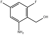 (2-AMINO-4,6-DIFLUOROPHENYL)METHANOL, 1260783-44-5, 结构式