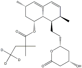 Simvastatin D3 Structure