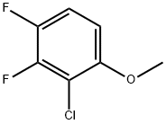 2-氯-3,4-二氟苯甲醚 结构式