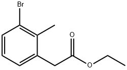 ethyl 2-(3-bromo-2-methylphenyl)acetate Structure