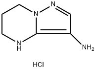 4,5,6,7-四氢吡唑并[1,5-A]嘧啶-3-胺盐酸盐 结构式