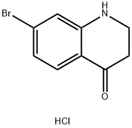 7-Bromo-2,3-dihydro-1H-quinolin-4-one hydrochloride Structure