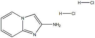 イミダゾ[1,2-A]ピリジン-2-アミン二塩酸塩 化学構造式