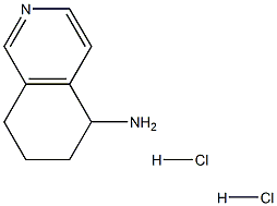 5-氨基-5,6,7,8-四氢异喹啉双盐酸盐 结构式