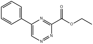 ETHYL 5-PHENYL-1,2,4-TRIAZINE-3-CARBOXYLATE, 126421-91-8, 结构式