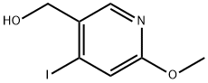 (4-iodo-6-methoxypyridin-3-yl)methanol Struktur