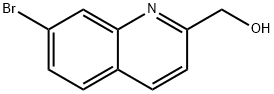 (7-bromoquinolin-2-yl)methanol 化学構造式