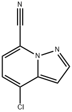 4-Chloropyrazolo[1,5-a]pyridine-7-carbonitrile Struktur