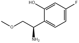 2-((1R)-1-amino-2-methoxyethyl)-5-fluorophenol Structure