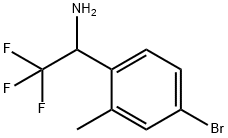 1-(4-bromo-2-methylphenyl)-2,2,2-trifluoroethanamine Structure