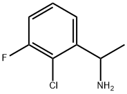 1-(2-CHLORO-3-FLUOROPHENYL)ETHANAMINE Structure