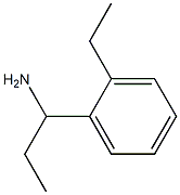 1-(2-ETHYLPHENYL)PROPAN-1-AMINE,1270508-02-5,结构式
