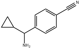 4-[AMINO(CYCLOPROPYL)METHYL]BENZONITRILE,1270583-87-3,结构式
