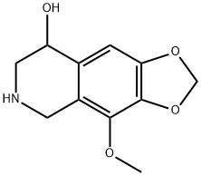 4-methoxy-5,6,7,8-tetrahydro-[1,3]dioxolo[4,5-g]isoquinolin-8-ol Structure