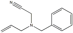 2-(Allyl(Benzyl)Amino)Acetonitrile 化学構造式
