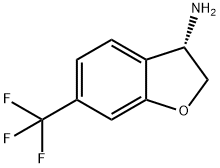(S)-6-(三氟甲基)-2,3-二氢苯并呋喃-3-胺, 1272724-36-3, 结构式