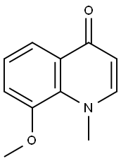 8-Methoxy-1-methyl-1H-quinolin-4-one 结构式