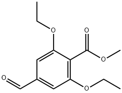 2,6-二乙氧基-4-甲酰基苯甲酸甲酯, 1283120-09-1, 结构式