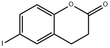 6-ヨードクロマン-2-オン 化学構造式