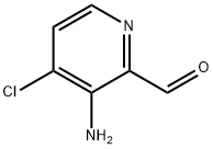 3-amino-4-chloropicolinaldehyde Structure